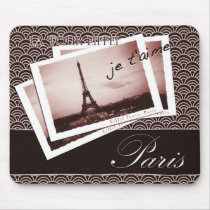 Postcards from Paris Vignette Mouse Mats