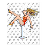 Postcards - Girl in a Martini Glass, Olivia
