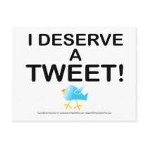 Postcards - I Deserve A Tweet