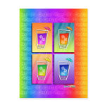 Postcards - Pop Art Cocktails
