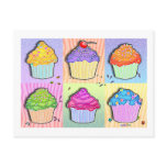 Postcards - Pop Art Cupcakes