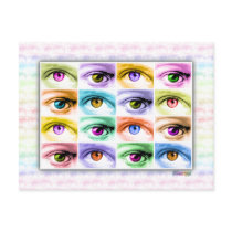 Postcards - Pop Art Eyes