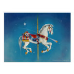 Postcards - Red, White & Blue Carousel Horse