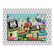 Postcards - Route 66 The Mother Road 18SQ