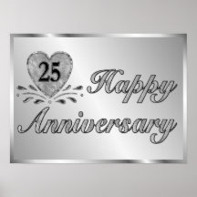 Poster - 25th Anniversary - Silver