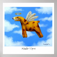 Poster 60,96x60,96cm: Para o Além by Flavio Rossi