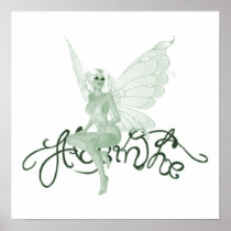 Poster - Absinthe Art Signature Green Fairy