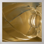 POSTER - abstract in GOLD and LIGHT posters