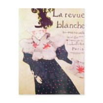 Poster advertising 'La Revue Blanche', 1895 Post Card