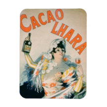 Poster advertising 'Lhara Creme de Cacao', Digon ( Rectangular Magnet