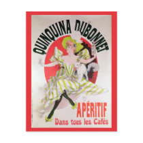 Poster advertising Quinquina Dubonnet' Post Card