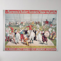 Poster advertising the Barnum