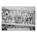 Poster advertising, 'The Barnum and Bailey cards