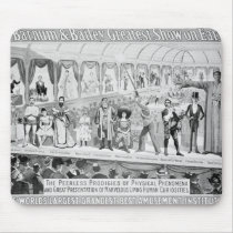 Poster advertising, 'The Barnum and Bailey Mouse Pads