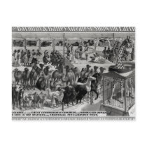 Poster advertising, 'The Barnum and Bailey Postcard