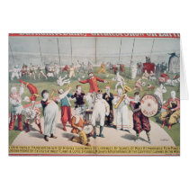 Poster advertising the Barnum Card