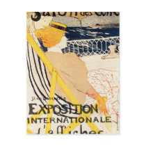 Poster advertising the Exposition Postcards