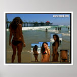 POSTER - Amanda in Huntington Beach posters