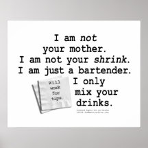 Poster, Art - Not Your Shrink
