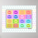 Poster, Art - Pop Art Kiss posters