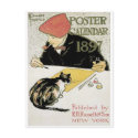 Poster Calendar 1897 postcards