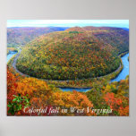 Poster Colourful fall in West Virginia
