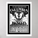 Poster Columbia Bicycles 1886 Advertisement posters