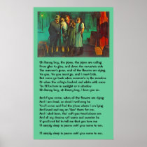 Poster Dear Friends Singing to Accordian Street