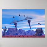Poster Fantasy World Ships Bridge