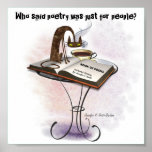 Poster for cat & poetry lovers! Makes a great gift posters