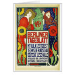Poster for the newspaper Berliner Tageblatt, 1899 Cards