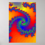Poster: Fractal Spirals posters