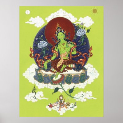 POSTER Green Tara - starting from $14.25