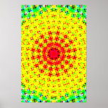 Poster: Halftone Radial Pattern posters