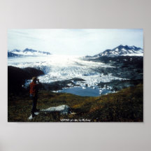 Poster / Harding Ice Field, Tustumena Glacier
