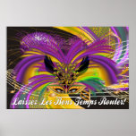 Poster-Mardi Gras Mask The Queen II