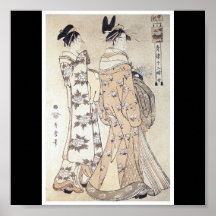 Poster of Japanese painting c. 1780-1800
