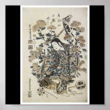 Poster of Old Japanese Painting from c. 1751-64
