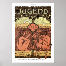 Poster: Pipes of Pan - Jugend Magazine May 1896