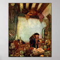 Poster/Print: Alchemist and His Gold-Edmund Dulac