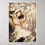Poster/Print: Alice & the Pack of Cards