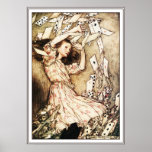 Poster/Print: Alice & the Pack of Cards