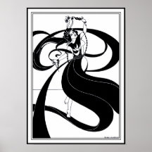 Poster/Print:  Beardsley Illustration