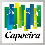 poster print capoeira martial arts