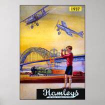 Poster/Print: Hamley's Toy Aeroplanes