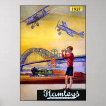 Poster/Print: Hamley's Toy Aeroplanes