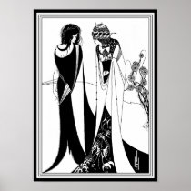Poster Print: Illustration by Aubrey Beardsley