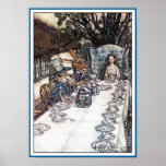 Poster/Print:  Mad Hatter's Tea Party - Rackham