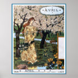 Poster/Print: Month of April - Avril