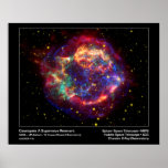Poster/Print: Supernova - Cassiopeia Space Image